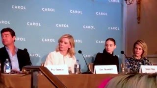 carol press conference with director Todd Haynes  writer Phyllis Nagy  Cate Blanchett [upl. by Stephan]