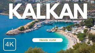 Kalkan  amazing Turkish town near Kas and Fethiye Travel Guide HDR 4K [upl. by Lienad]