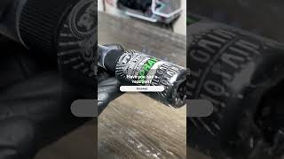 “Painless Tattoo Spray” More like PAINFUL tattoo numbing tattooartist tattooing unboxing [upl. by Clie]