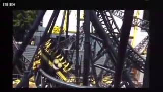 Moment Of Smiler Crash At Alton Towers VIDEO [upl. by Kifar]