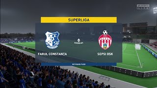 FIFA 23  Farul Constanța vs Sepsi OSK  Superliga  Gameplay [upl. by Gaskins264]