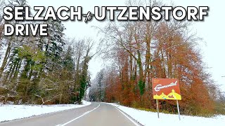 Selzach to Utzenstorf  Winter Roads  Switzerland [upl. by Jordison520]