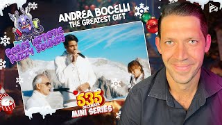 WOW Andrea Bocelli  The Greatest Gift from Monte Bianco Italy Reaction RAFS 535 Series [upl. by Tat695]