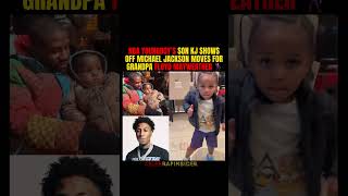 NBA Youngboys son KJ dancing to Michael Jackson for grandpa Floyd Mayweather [upl. by Inacana]