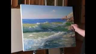 FREE Full video quottransparent wavequot painter Igor Sakharov [upl. by Notyal]