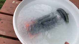 How to clean a salt cell using muriatic acid Step by step Jacuzzi JSS40Astral VX7T same cells [upl. by Boiney]