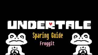 Froggit  Undertale Sparing Guide [upl. by Kreiker]