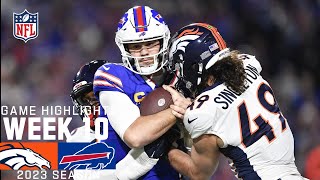 Denver Broncos vs Buffalo Bills  2023 Week 10 Game Highlights [upl. by Jason39]