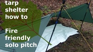 Tarp shelter how to double pole holden tent [upl. by Katinka681]