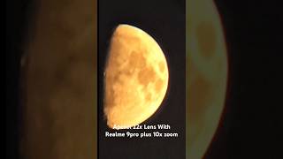 Moon zoom with Apexel 22x lens  Moon Zoom with Apexel lens  Apexel Lens photography [upl. by Ysnat]