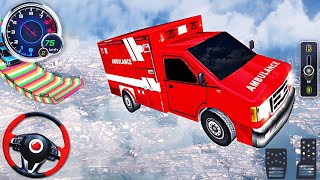 Ambulancia en Mega Rampa Imposible Carrera 3D  Juegos Android [upl. by Domph]