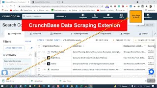 CrunchBase Data Scraping Extension  Extract Unlimited Leads without getting Blocked [upl. by Malaspina650]