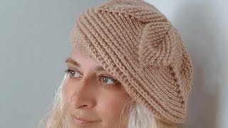 How to Crochet French Beret Hat [upl. by Enytsirhc]