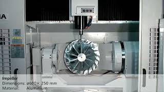 Okumas 5 Axis Vertical Machining Center MU 500VA [upl. by Aniweta]