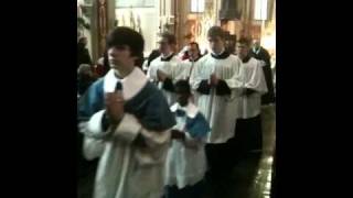 St Francis de Sales Oratory St Louis  New Cassocks [upl. by Constantina]