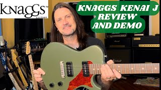 Knaggs Kenai J Review And Demo  Knaggs Guitars  Olive Drab [upl. by Edyaw797]