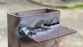 tips for novice welders in case of failure to weld thin iron tips for welder beginners [upl. by Ahl]