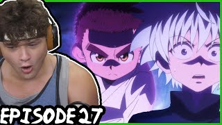 HEAVENS ARENA BEGINS  WHAT IS NEN  Hunter x Hunter REACTION Episode 27 [upl. by Anjanette]