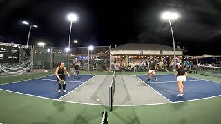 3000 iPickle Spooky Slam 2024 Mixed Open Semis Farzin Amiri Malia Lum Ali Amiri Danica Wolf [upl. by Heidy]