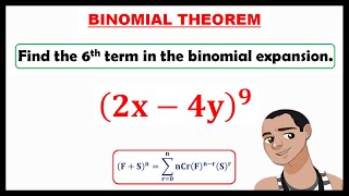 FINDING NTH TERM IN THE BINOMIAL EXPANSION  BINOMIAL THEOREM [upl. by Cirala205]