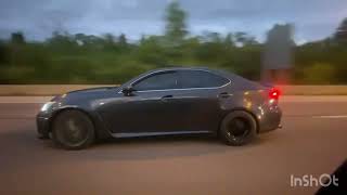 Lexus IsF Vs Mercedes E55 AMG [upl. by Argile595]