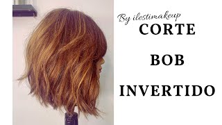 Cómo hacer un corte BOB a capas cortando en vertical [upl. by Ihsar]