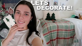 decorating my room for Christmas  taking a break from YouTube [upl. by Negriv629]