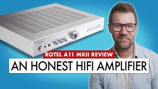 A GREAT AMPLIFIER to Get Started in HIFI  ROTEL A11 MKII Review [upl. by Noseaj]