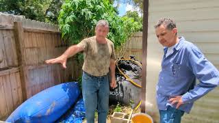 Explaining biodigester dunnage bag storage with Jorge [upl. by Flyn302]