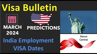 MARCH 2024 VISA BULLETIN PREDICTIONS uscis [upl. by Addis464]