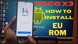 XIAOMIEU 1402 MIUI 14 POCOX3 NFC 2024 [upl. by Atinrahc750]