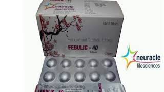 FEBULIC 40 Tablets Febuxostat Tablets 10 mg [upl. by Peti]