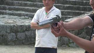 Desert eagle 50 cromada GBB Airsoft Brasil [upl. by Barron972]