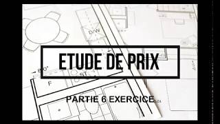 ETUDE DE PRIX PARTIE 6 EXERCICE [upl. by Ready]