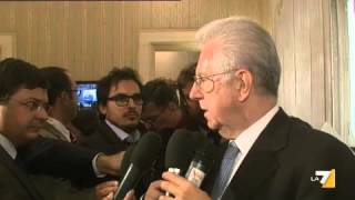 Addio polemico di Monti a Sc Casini vuole la rissa [upl. by Anyaled92]