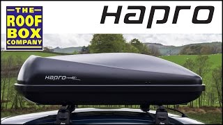 Hapro Roady 422 roof box  How to fit on steel roof bars [upl. by Ojytteb850]