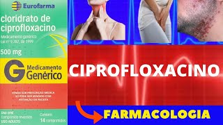 CIPROFLOXACINO  PARA QUE SERVE COMO TOMAR COMO FUNCIONA EFEITOS COLATERAIS  ANTIBIÓTICO [upl. by Ovida]