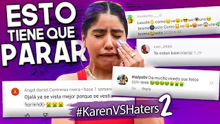 LEYENDO COMENTARIOS HATERS MiPropioReto  KAREN POLINESIA [upl. by Nnayrrehs]