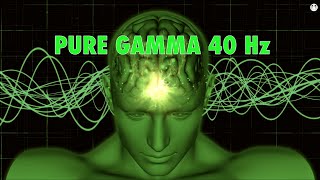 Pure Gamma Waves 40 Hz For Peak Concentration 🧘🏼‍♂️ Intense Focus 🎯 Problem Solving 💡 [upl. by Morette]