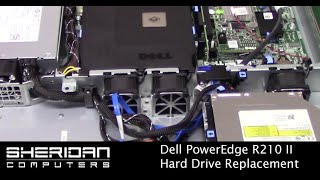 How to replace Dell PowerEdge R210 II hard drive [upl. by Rexana]