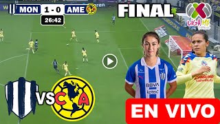 Monterrey vs América EN VIVO donde ver y a que hora juega FINAL Monterrey vs América Liga MX Femenil [upl. by Ysac]