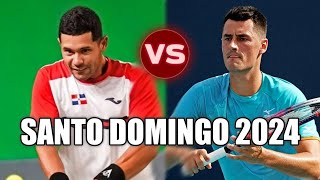 Bernard Tomic vs Nick Hardt SANTO DOMINGO 2024 [upl. by Ahsak]