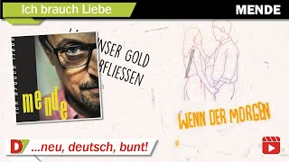 mende  Ich brauch Liebe  Official Lyric Video 7usD7 [upl. by Sisxela]