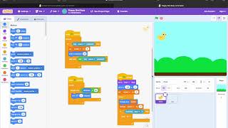 Tutorial for creating a quotFlappy Birdquot game on scratch  How to create a Flappy Bird game on Scratch [upl. by Iah698]