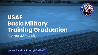 USAF Basic Military Training Graduation Ceremony Flights 432445  July 3 2024 [upl. by Brill]