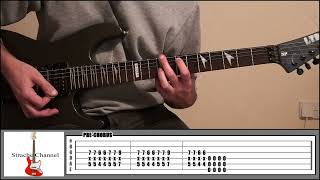 Blink 182  Asthenia Performances amp Jam Track best guitar lessons tabs [upl. by Lloyd]