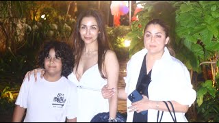 Jeh Ali Khan Birthday Party Ranbir Kapoor Kareena Saif Malaika Arora Many stars at Party [upl. by Naasah]