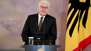 Bundespräsident Steinmeier steht vor Wiederwahl [upl. by Llehsem]