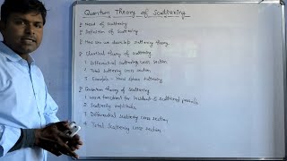 Quantum Mechanics 46 Quantum Theory of Scattering [upl. by Issac279]