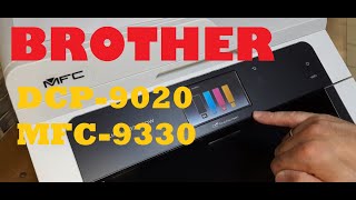 Brother DCP9020  MFC9330 Сброс счетчика тонера Toner reset [upl. by Nirol914]